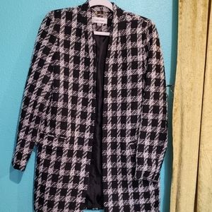 Calvin Klein women's Houndstooth coat